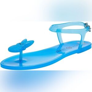 NWT Katy Perry Peeps Blue Jelly Sandals Easter 9